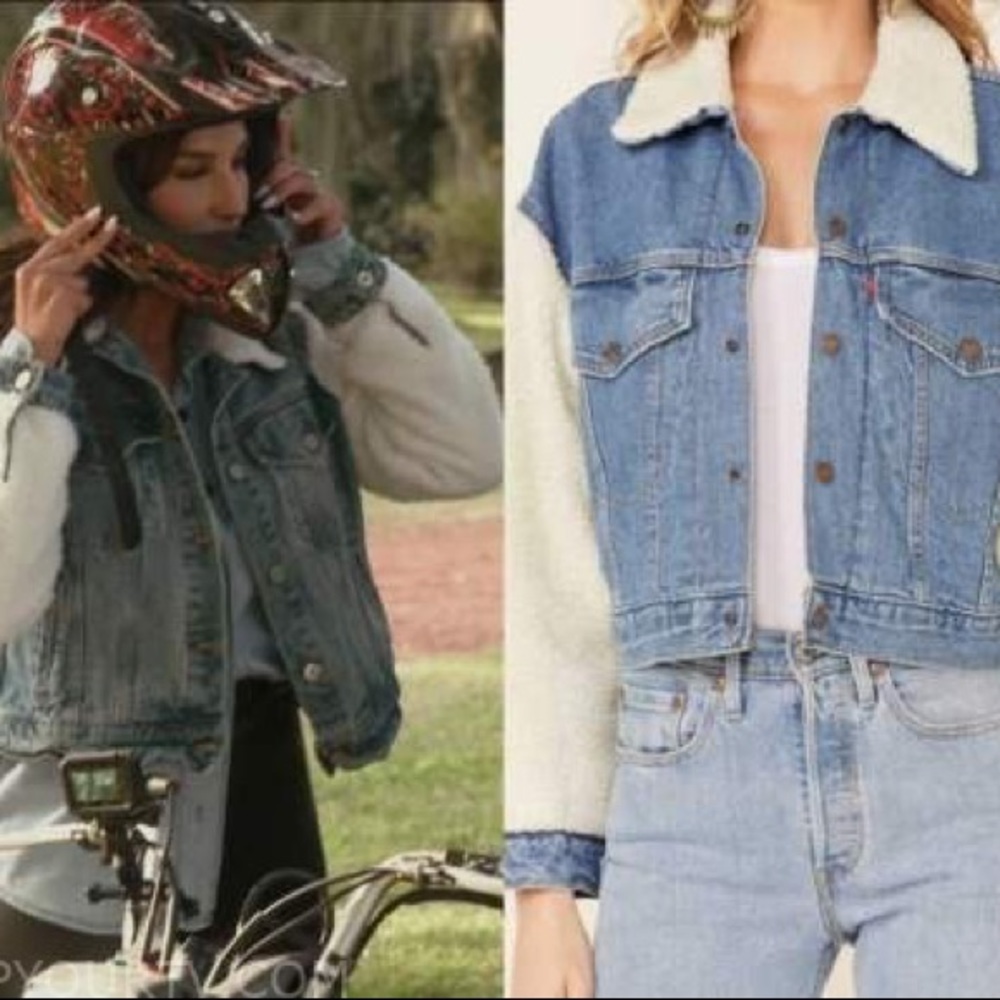 Levi’s Sherling Jacket as seen on Southern Charm Leva Bonaparte